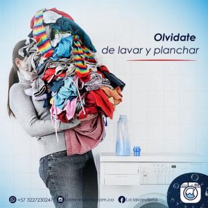 Lavandería a domicilio en Bogotá, planchado de prendas